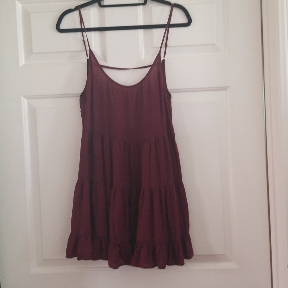 Brandy Melville Burgandy Dress